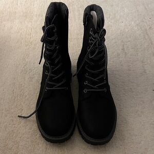 Cliffs by WHITE MOUNTAIN Black Combat Boots